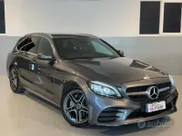 Usata Mercedes C220 AMG line 194 CV (142 kW) 2021 Grigio Station wagon