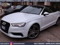 Usata Audi A3 Cabriolet Sport 150 CV (110 kW) 2016 Bianco Cabrio