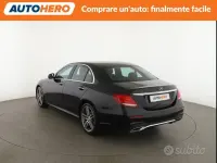 Usata Mercedes E220 AMG line 194 CV (142 kW) 2017 Nero Berlina