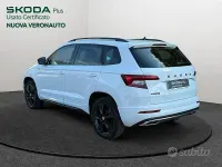 Usata Skoda Karoq SportLine 150 CV (110 kW) 2021 Bianco SUV