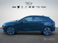 Usata Audi A3 Advanced 150 CV (110 kW) 2024 Nero Berlina