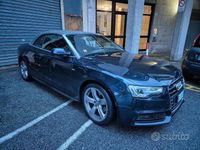Usata Audi A5 Cabriolet Business Plus 177 CV (130 kW) 2014 Blu Cabrio