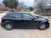 Usado Audi A3 S-Line 150 CV (110 kW) 2018 Negro Berlina