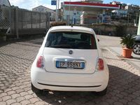 Usata Fiat 500 Lounge 95 CV (69 kW) 2012 Bianco Cabrio