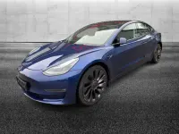 Usata Tesla Model 3 Performance 155 kW (211 CV) 2021 Blu/azzurro Berlina