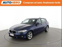 Usata BMW 116 Advantage 116 CV (85 kW) 2015 Blu Utilitaria