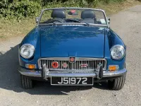Usata MG B 96 CV (70 kW) 1970 Blu Cabrio
