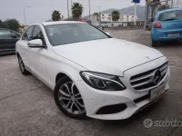 Usata Mercedes C220 170 CV (125 kW) 2016 Bianco polare Berlina