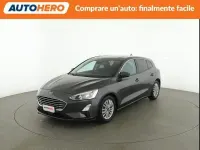 Begagnad Ford Focus Titanium 125 HK (91 kW) 2018 Svart Sedan