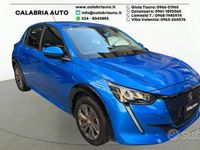 Usata Peugeot e-208 Allure 100 kW (136 CV) 2021 Blu Utilitaria