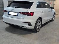 Usata Audi A3 Advanced 116 CV (85 kW) 2020 Bianco Berlina