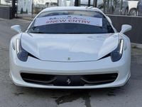 Usata Ferrari 458 570 CV (419 kW) 2010 Bianco Coupé