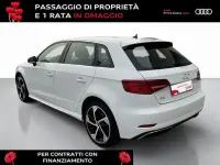 Usata Audi A3 Admired 204 CV (150 kW) 2020 Bianco ghiaccio metallizzato Berlina