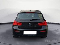 Usata BMW 116 Advantage 116 CV (85 kW) 2017 Nero Utilitaria