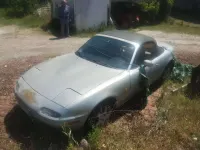 Usata Mazda MX5 90 CV (66 kW) 1997 Argento Cabrio