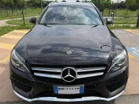 Usata Mercedes C220 Premium 194 CV (142 kW) 2018 Nero Station wagon