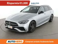 Usata Mercedes C220 AMG line 200 CV (147 kW) 2023 Argento Station wagon