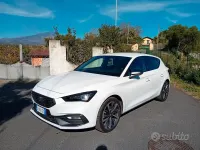 Usata Seat Leon FR 131 CV (96 kW) 2021 Bianco Berlina