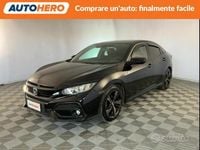 Usata Honda Civic Elegance 129 CV (94 kW) 2018 Nero Berlina