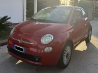 Usata Fiat 500 Pop 69 CV (50 kW) 2009 Rosso Cabrio