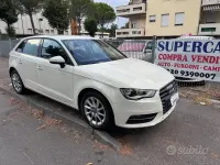 Usata Audi A3 Attraction 105 CV (77 kW) 2014 Bianco Berlina