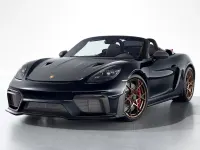 Usata Porsche 718 Spyder 500 CV (367 kW) 2024 A1 nero Cabrio