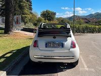 Usata Fiat 500C 69 CV (50 kW) 2015 Bianco Cabrio