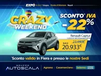 Nuova Renault Captur Evolution 120 CV (88 kW) 2026 Grigio cassiopea SUV