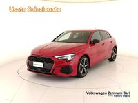 Usata Audi A3 S-Line 150 CV (110 kW) 2022 Rosso Berlina