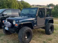 Usata Jeep Wrangler 177 CV (130 kW) 2001 Blu SUV