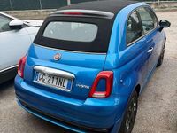 Usata Fiat 500 69 CV (50 kW) 2021 Blu/azzurro Cabrio