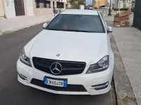 Usata Mercedes C220 170 CV (125 kW) 2012 Bianco Coupé