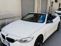 Usata BMW 420 Cabriolet 184 CV (135 kW) 2014 Bianco Cabrio