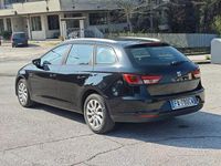 Usata Seat Leon 110 CV (80 kW) 2015 Nero Station wagon