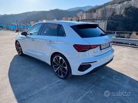 Usata Audi A3 S-Line 150 CV (110 kW) 2021 Bianco Berlina