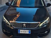 Usata Peugeot 308 131 CV (96 kW) 2018 Nero Berlina