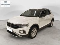 Usata VW T-Roc Life 110 CV (80 kW) 2022 Bianco SUV