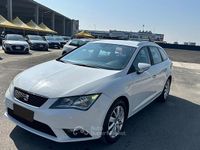 Usata Seat Leon ST Style 105 CV (77 kW) 2014 Bianco Station wagon
