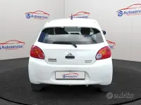 Usata Mitsubishi Space Star Intense 71 CV (52 kW) 2015 Bianco Utilitaria