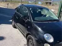 Usata Fiat 500 Lounge 69 CV (50 kW) 2008 Nero Utilitaria