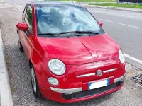 Usata Fiat 500 Lounge 69 CV (50 kW) 2010 Rosso Utilitaria