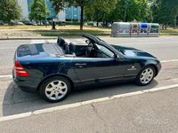 Usata Mercedes SLK230 193 CV (141 kW) 1998 Blu Cabrio