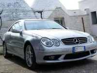 Usata Mercedes CLK55 AMG AMG 367 CV (269 kW) 2004 Argento Coupé