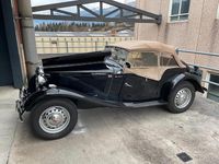 Usata MG TD 57 CV (41 kW) 1950 Nero Cabrio