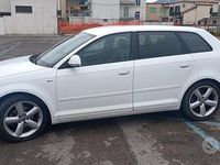 Usata Audi A3 S-Line 140 CV (102 kW) 2009 Bianco Utilitaria