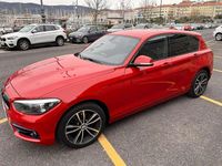 Brugt BMW 118 Sport Line 150 HK (110 kW) 2019 Rød Hatchback