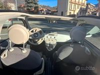 Usata Fiat 500C Lounge 69 CV (50 kW) 2009 Bianco Cabrio