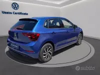Usata VW Polo Life 80 CV (58 kW) 2023 Blue reef metalizzato Utilitaria