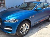 Usata Jaguar F-Pace Prestige 250 CV (183 kW) 2018 Blu/azzurro SUV