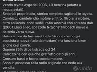 Usata Toyota Aygo 67 CV (49 kW) 2006 Utilitaria